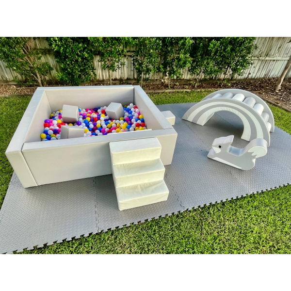 Large white package - squirrel and rainbow climber